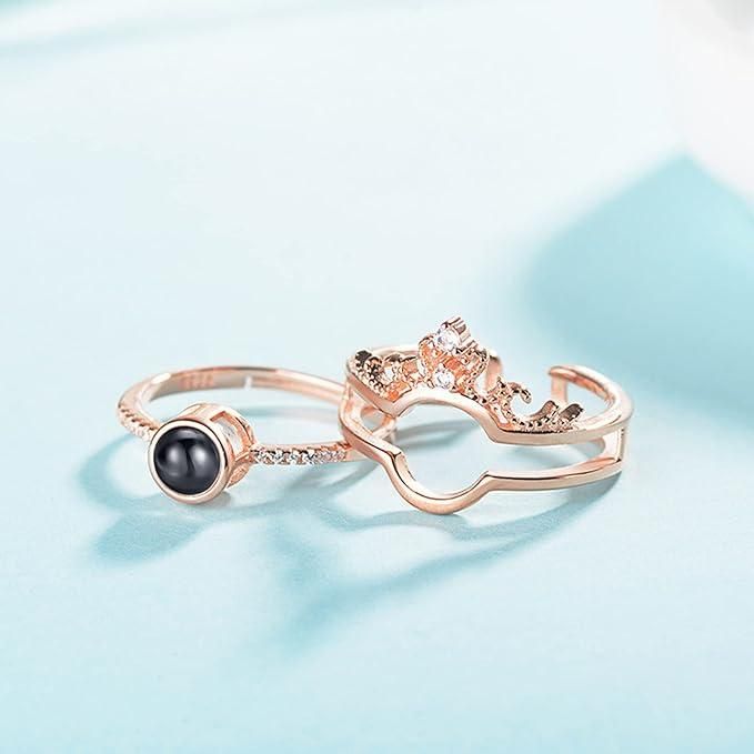 Photo Projection Ring - I Love You In 100 Languages